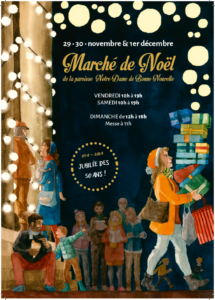 Tract du marché de Noël 2024 (recto)